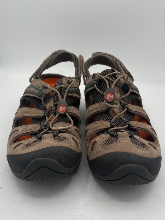 Merrell Continuum Sport Sandals Mens 11.5 Brown Hiking Water Shoes Vibram Sole main image 11
